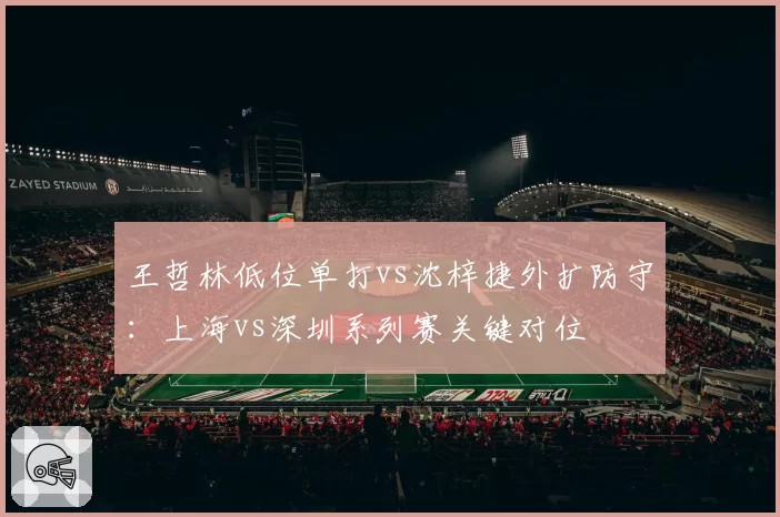王哲林低位单打vs沈梓捷外扩防守：上海vs深圳系列赛关键对位
